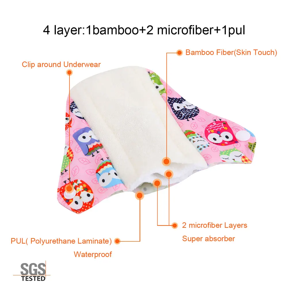Ohbabyka многоразовые непромокаемые трусики вкладыши для менструального периода
