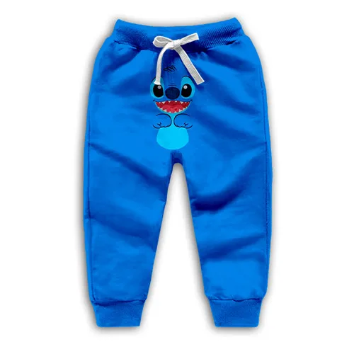 kids pants Детские свитшоты с 3D рисунком аниме, тематика «Лило и Стич», детские толстовки с принтом, повседневная куртка, пальто для мальчиков, одежда для девочек, одинаковые комплекты для семьи - Цвет: kids pants