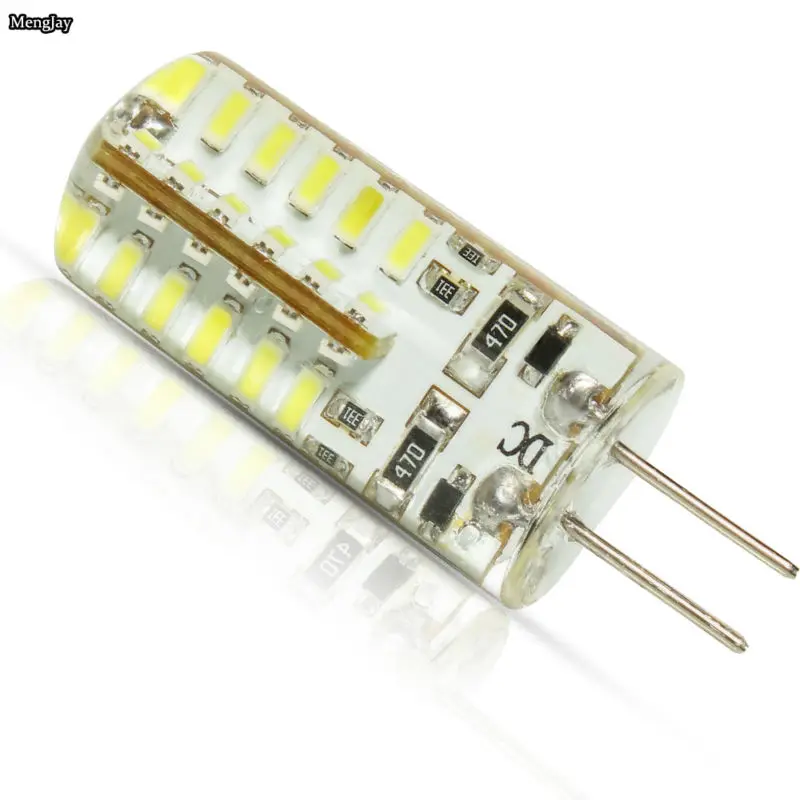 1 шт./лот G4 48 СВЕТОДИОДНАЯ Лампа DC 2V 6W Светодиодная лампа 3014SMD светодиодная