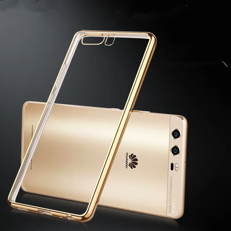 Xinchentech For Huawei P10/P10 plus Case Luxury Plating TPU silicone soft Back Cover Accessory Coque Fundas P10plus |
