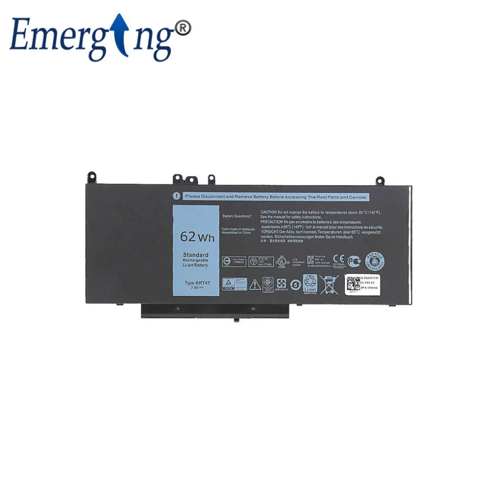 7 6 в 62 Втч новый оригинальный аккумулятор для ноутбука Dell Latitude E5450 E5470 E5570 K3JK9 6MT4T |