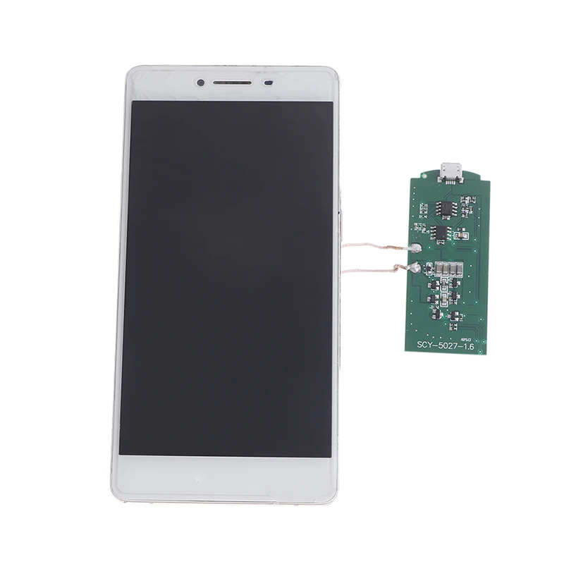 1 шт. портативный универсальный 5 Вт Qi Быстрая зарядка беспроводное зарядное