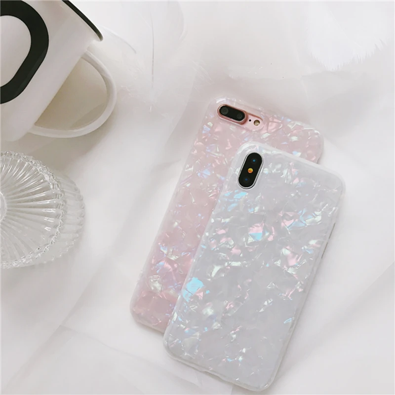 Роскошный блестящий яркий силиконовый прозрачный мягкий чехол для телефона Samsung