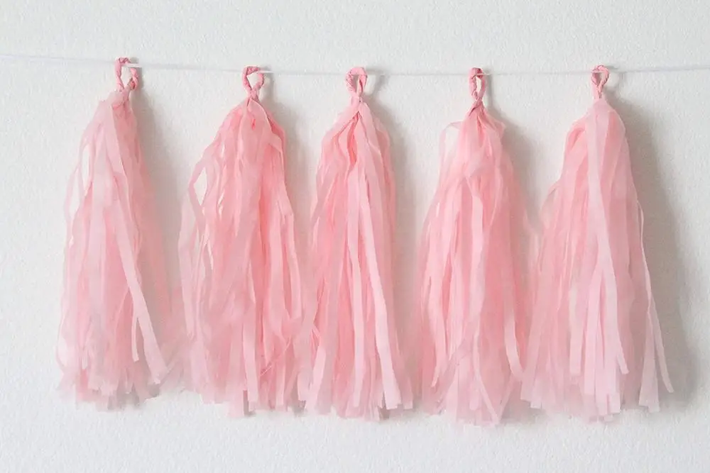 pink tassel 1 Набор, уникальная тема, Детские вечерние наклейки на 18, 24, 36 дюймов, ПВХ, прозрачные воздушные шары, латексные, вечерние - Цвет: pink tassel