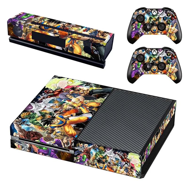 Dragon Ball X box одна консоль виниловое покрытие наклейки pegatinas Adesivo наклейка для Xbox one консоль Kinect два контроллера