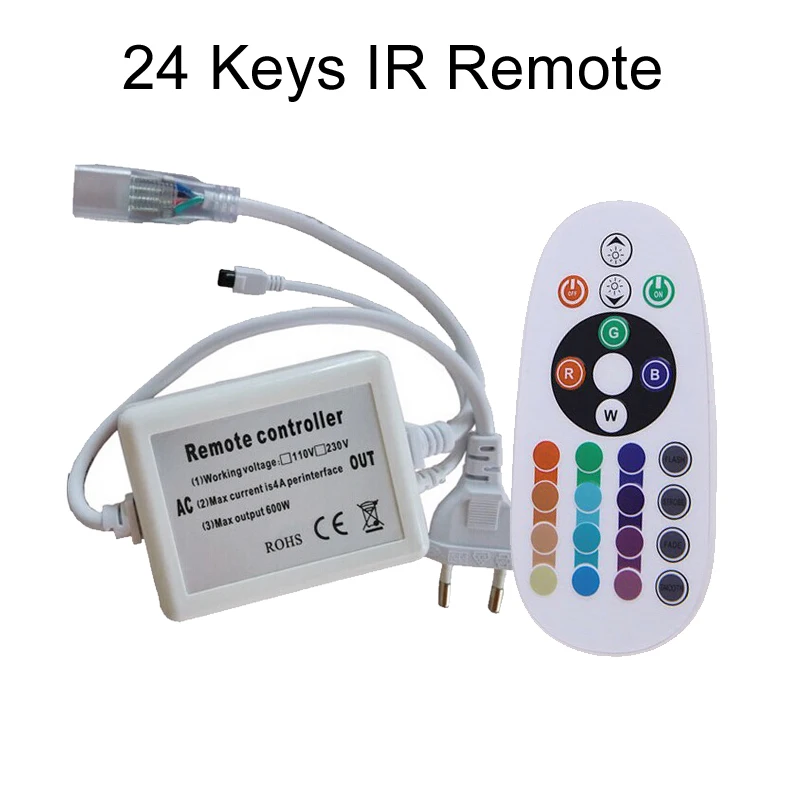 Светодиодный контроллер 220 В перем. Тока RGB 24/44 клавиши ИК RF сенсорный