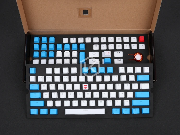 Taihao pbt двойные колпачки для ключей для самостоятельной сборки игровой механической клавиатуры колпачки с подсветкой oem профиль светильник красный синий белый серый