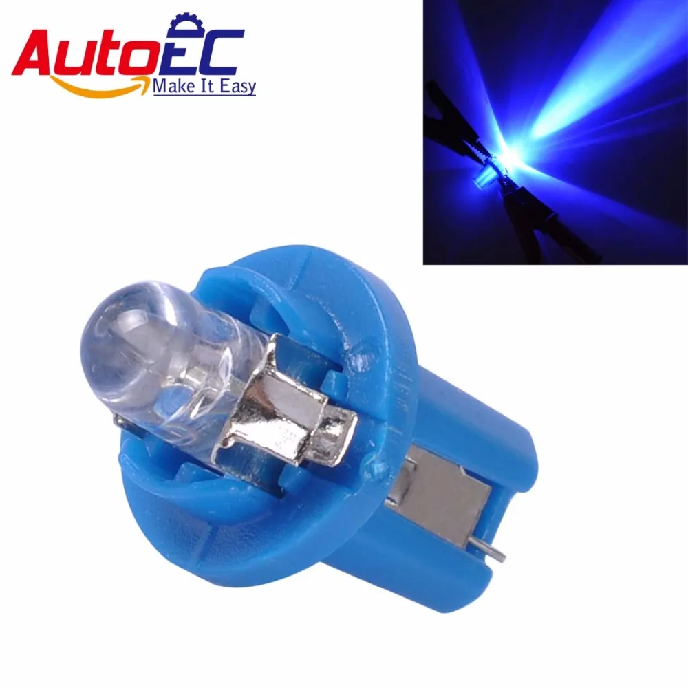 

AutoEC 1000X B8.5 B8.5d 1 led Dashboard Warning Indicator light lamp Car Auto light white blue red yellow green #LH02