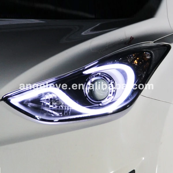 Для Hyundai Avante i35 Elantra светодиодный ные фары с объективом проектора 2012-2014 года LD V2 |