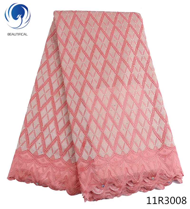 Beautifical white swiss voile lace in switzerland with stones african fabrics 2018 high quality for dress 5yards 11R30 | Дом и сад