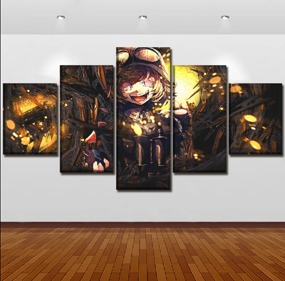 5 шт. аниме Youjo Senki Tanya degurecaff плакат холст печать картины декоративные настенные