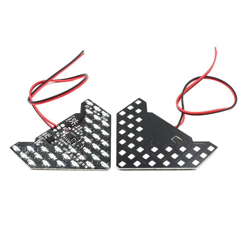 Niscarda 2X33 SMD 33SMD светодиодный светильник-Стрела для авто, боковое зеркало, светильник светодиодный, плавные указатели поворота, янтарный, последовательный