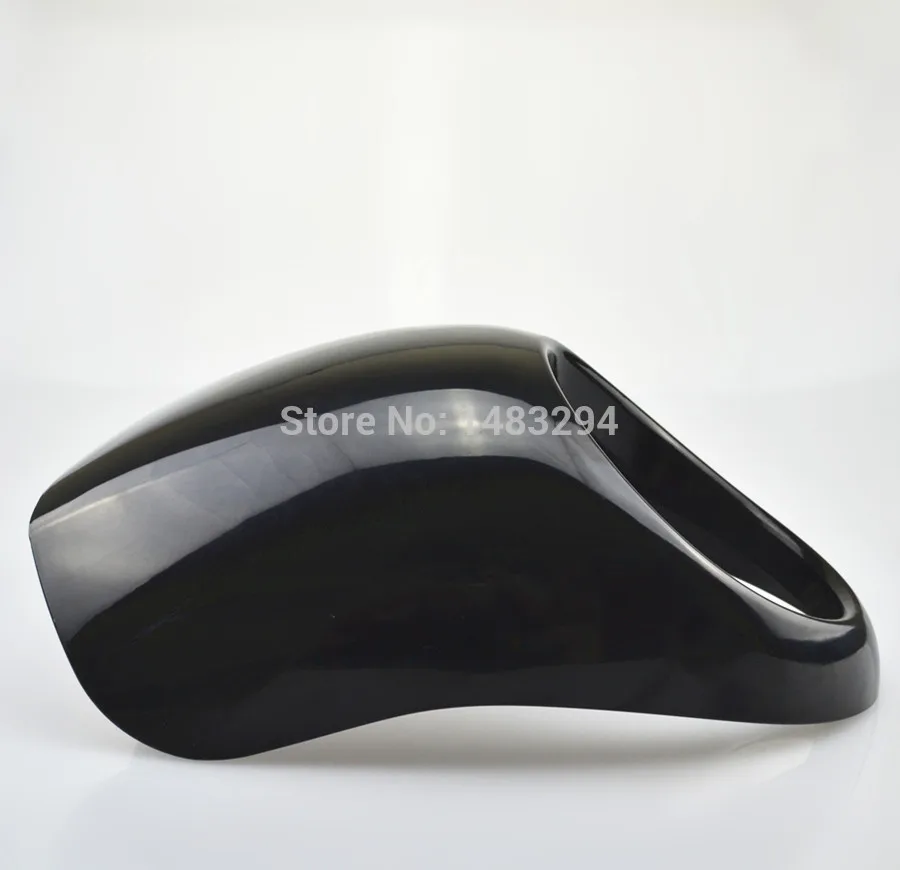 Черная защитная маска для передней вилки фары подходит HD Sportster Dyna FX/XL 883 883L|front