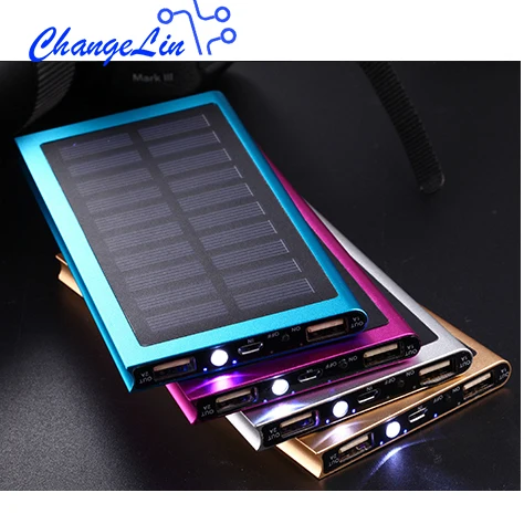 Чехол для зарядного устройства с солнечным мобильным блоком питания полимерная