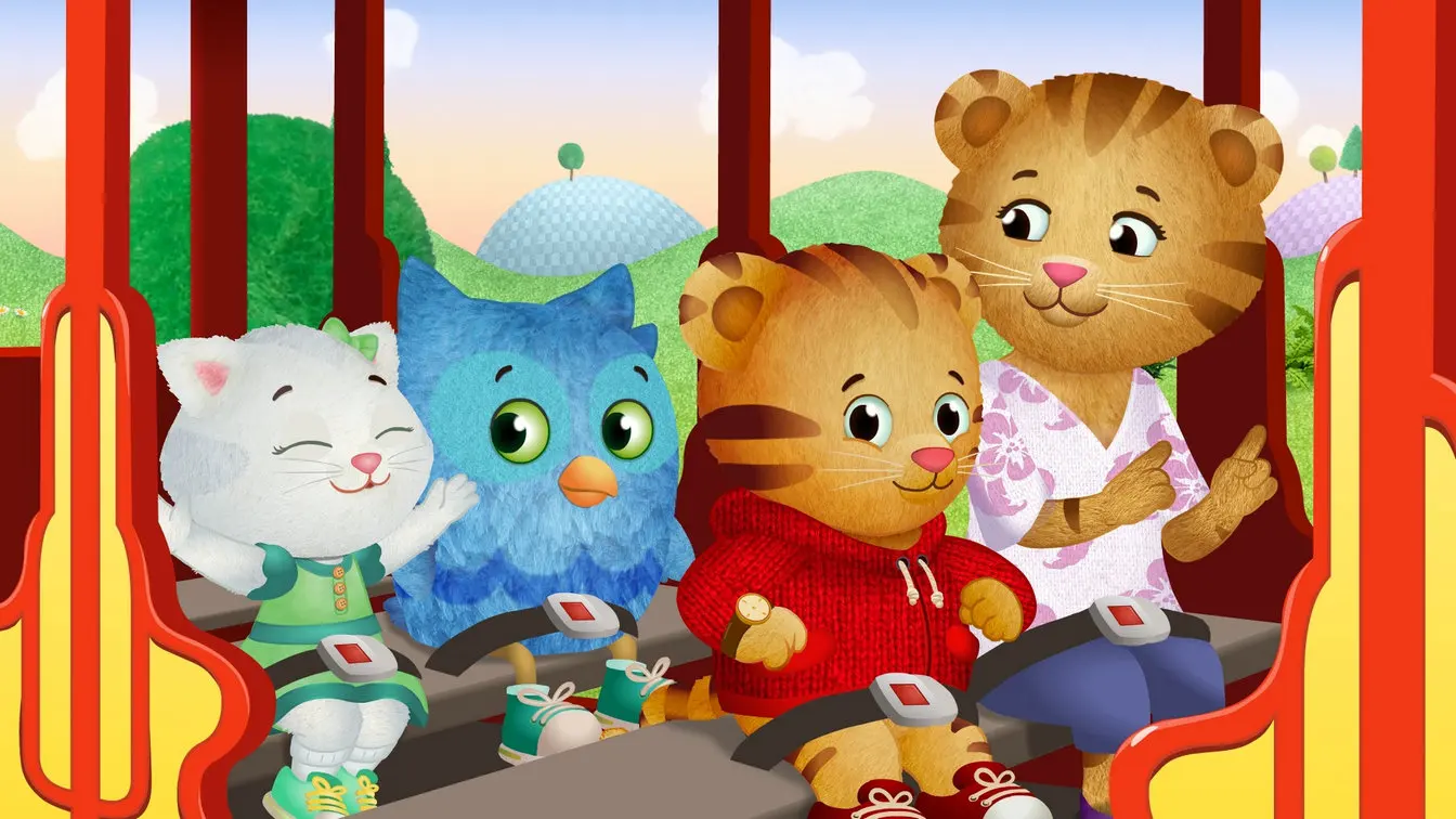 Cartoon Daniel Tiger owl baby shower photo backdrop High quality Computer print party backgrounds | Электроника