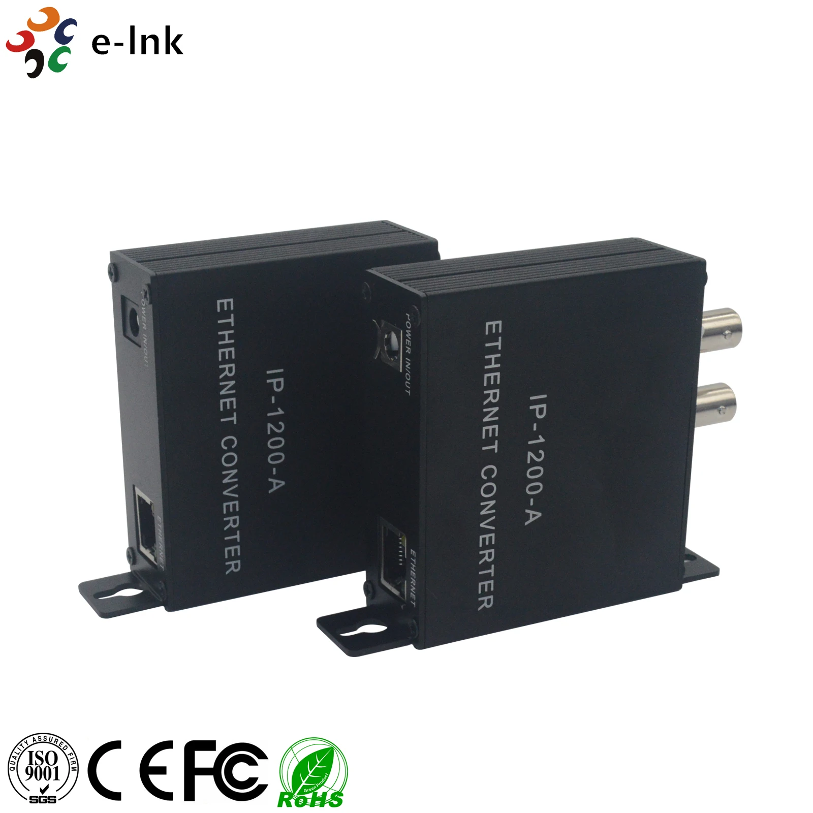 1Ch Ethernet по коаксиальному конвертеру с PoE