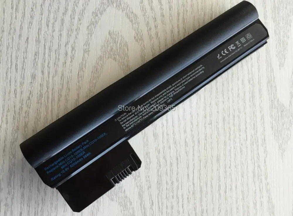 Ноутбук Батарея для HP мини 110 3000 CQ10 400 500 607763 001 607762 аккумулятор большой емкости HSTNN