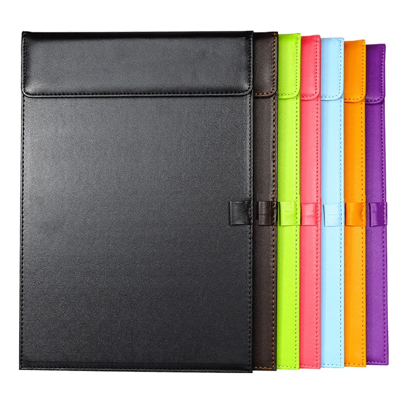 

Business office writing pad clip leather writing board meeting pad high-grade signature board splint A4 board folder board