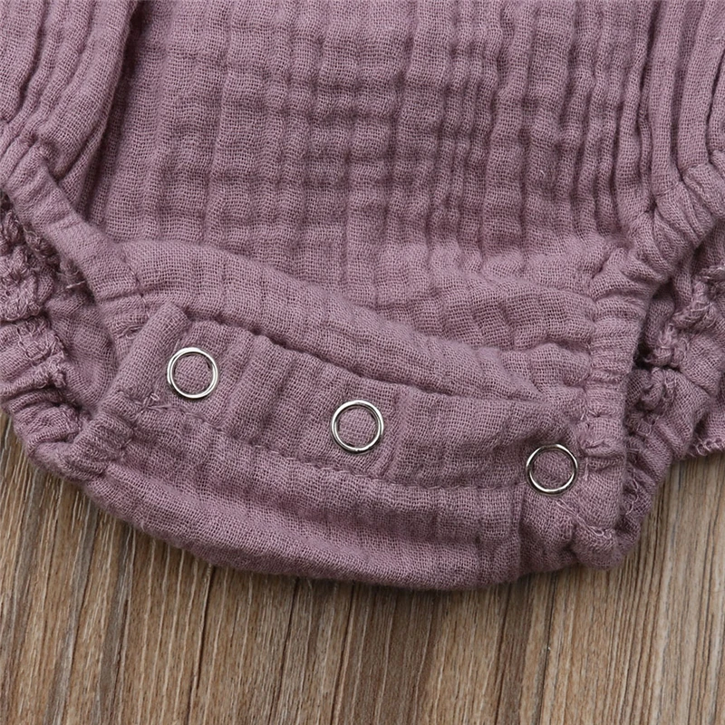 

2019 Summer Infant Toddler Baby Girl Kid Sleeveless Lace Up Romper Dress Jumpsuit Outfits