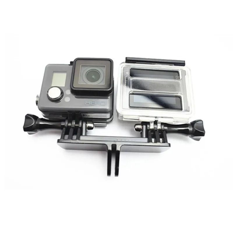 Держатель камеры Suptig с двумя портами и ручкой адаптер для штатива Gopro Hero7 6 5 4 session 3