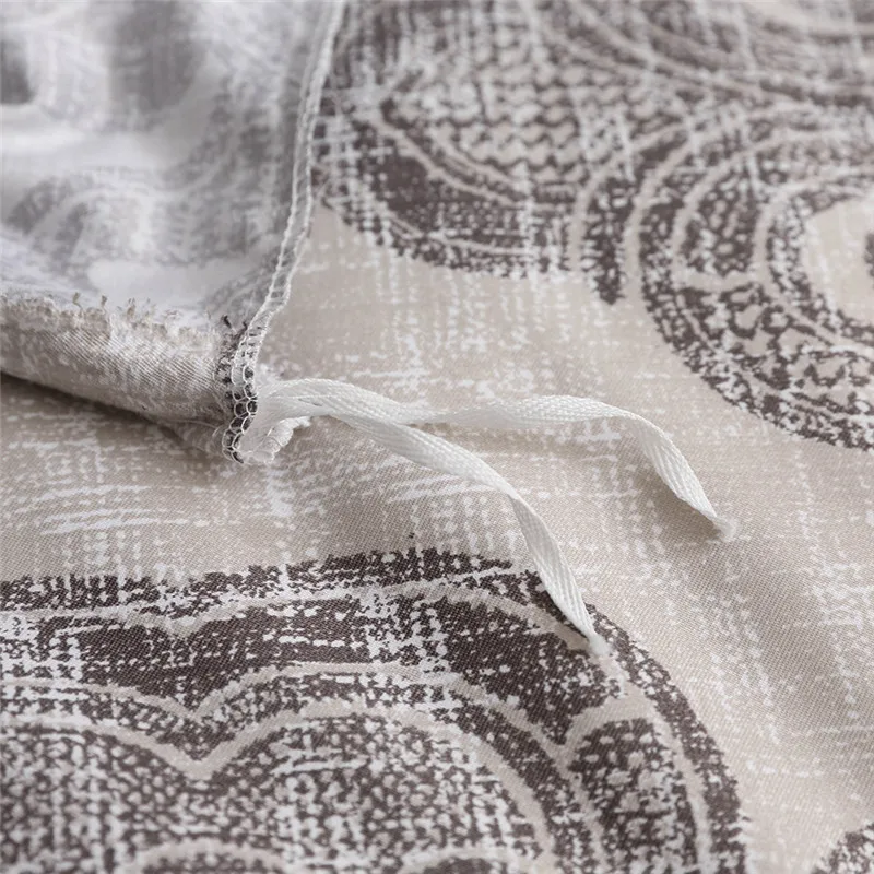 Европейский стиль серый барочный Комплект постельного белья Королевский размер