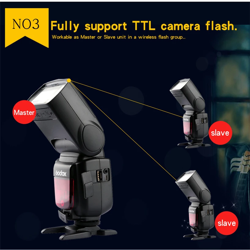 Вспышка Godox TT685 TT685F Speedlite 2 4 ггц X-System 1/8000 с TTL HSS для Fujifilm Fuji 1 5 8 | Электроника