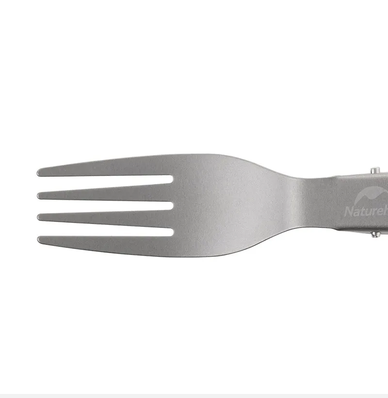 Naturehike походные мини портативные титановые столовые приборы, ложка, вилка Spork Набор для альпинизма портативная посуда набор столовых приборов