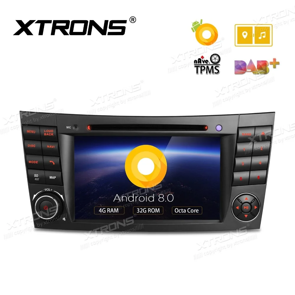 Автомобильный DVD плеер OS7 Android 8 0 GPS радио для Mercedes Benz E Class W211 2002 2008 и CLS w222 2005