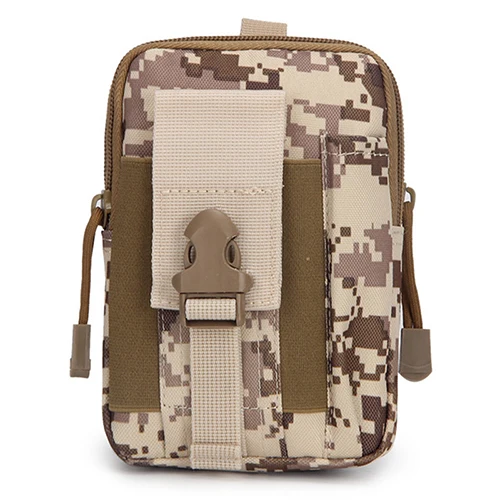 TACVASEN нейлон Molle Сумка поясная сумка маленькая Военная поясная сумка прочная страйкбольная армейская поясная сумка Пейнтбольные аксессуары - Цвет: Desert
