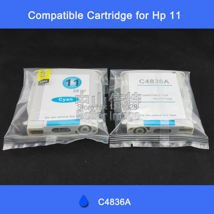 Чернильный картридж C4836A совместимый с Cyan для HP11 suitbale HP business струйных принтеров 1200