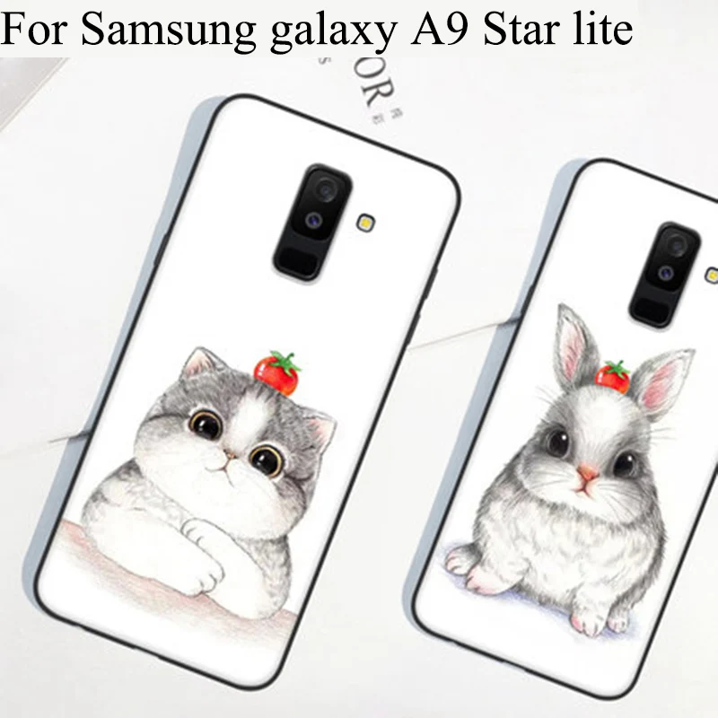 Чехол для Samsung galaxy A9 Star lite милый мультяшный мягкий чехол A 9 A6050 чехлы-накладки |