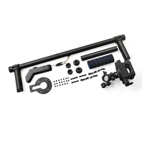f16819 carbon fiber tube 3 axle handheld gimbal handle frame kit with moniter mounting bracket for align g3 gh g3 5d