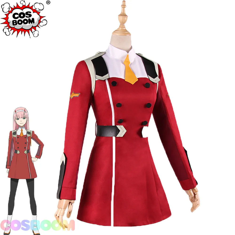 COSBOOM DARLING in the FRANXX Zero Two косплей Женский костюм одежда для косплея на Хэллоуин