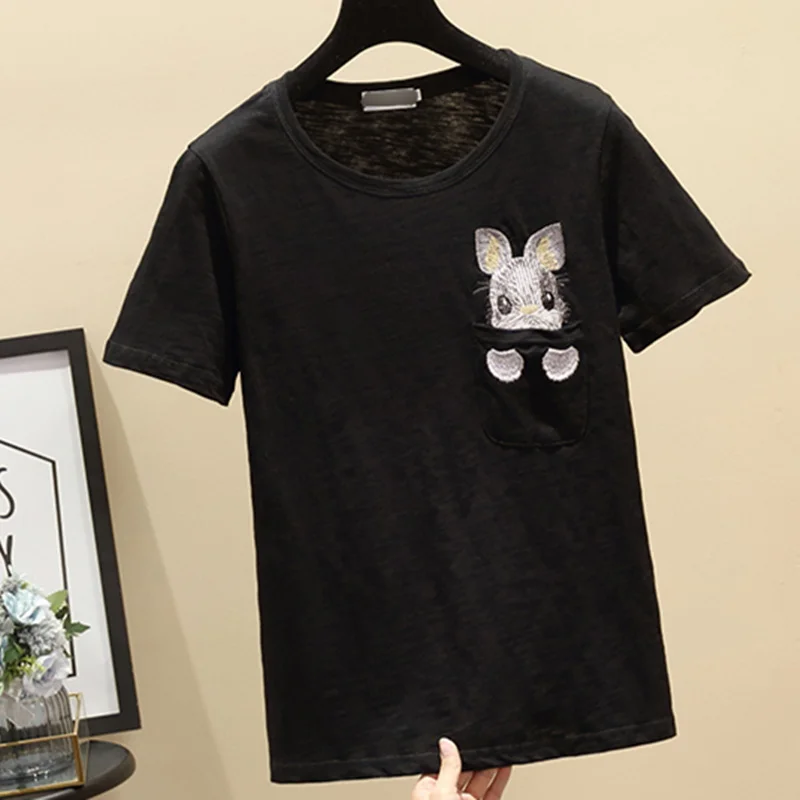 Женская одежда 2019 Harajuku Новая мода повседневные летние хлопковые топы пуловер с
