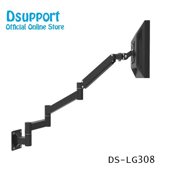 Soporte de pared para TV LCD LG308 de 13-21 pulgadas, brazo ultralargo para pantalla, mecánico, alargado