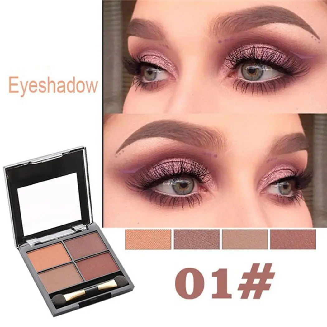 4 Eye Color2 Color3 Women Palette Party with Eyeshadow 55g Mirror Casual Color1 Shimmer Colors Dating Makeup Cosmetics |