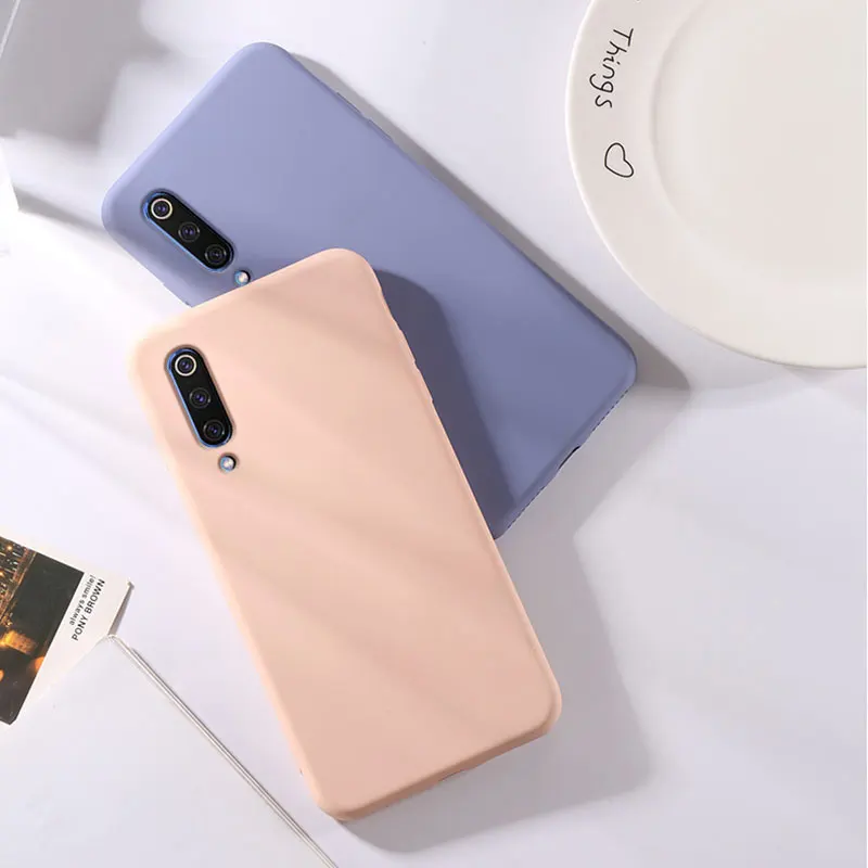 Жидкий силиконовый чехол для Xiao mi 9 mi 8 SE mi 8 Lite mi 8 Explorer mi 6X mi x2S mi x3 Red mi GO Note 7 Pro мягкий чехол для телефона