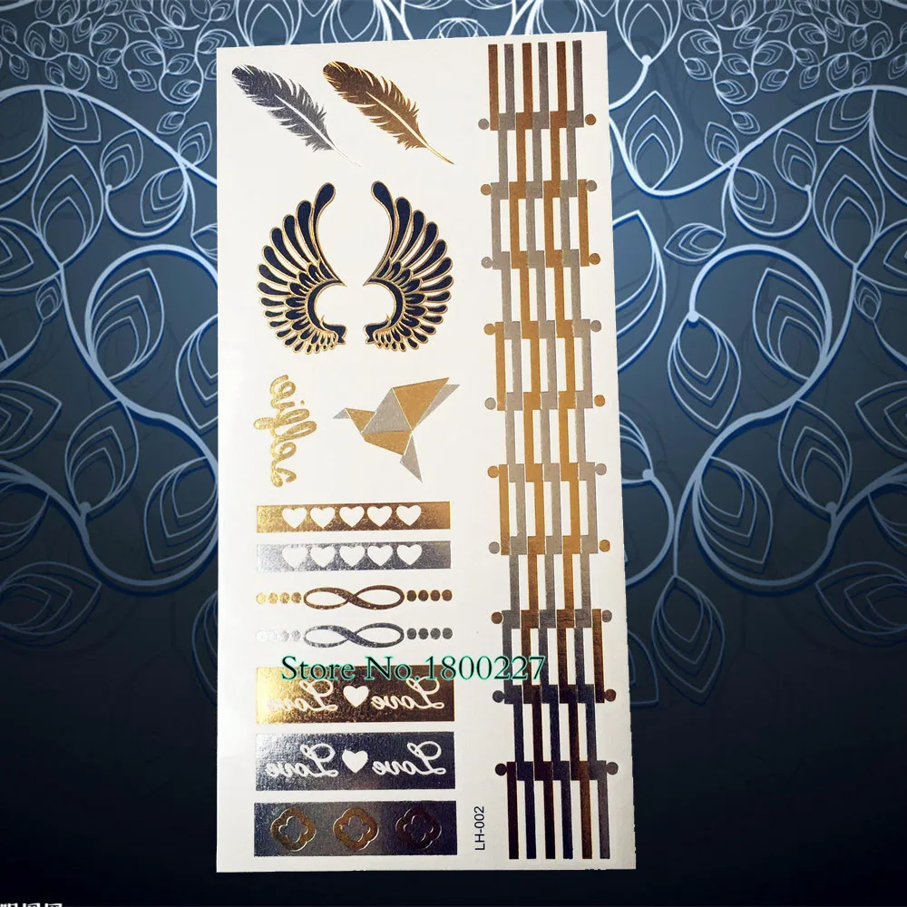 1 шт. водостойкая временная татуировка-перо | Красота и здоровье