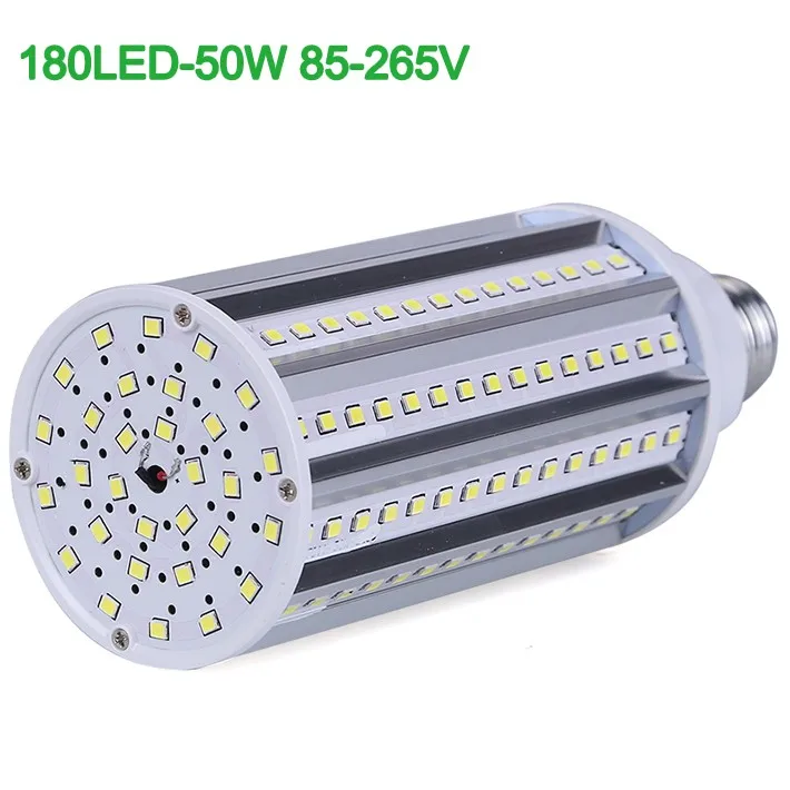 Bombillas светодиодный светильник-кукуруза E26 E27 E40 30W 40W 50W 70W AC 85 V-265 V алюминиевый светодиодный светильник-кукуруза SMD2835 светодиодный светильник
