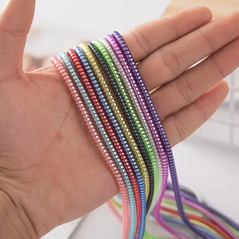 30 шт (10 видов цветов) 20 см DIY Кабель для сматывания клещей протектор мобильного