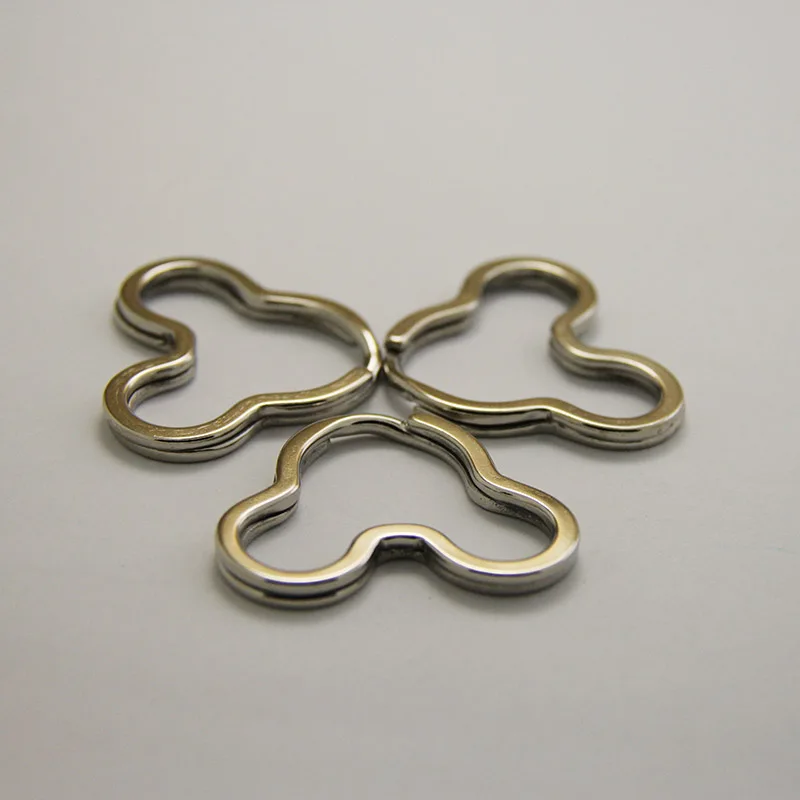 Mikey 500 шт. из металла со звездой Key Holder Разделение Кольца брелок для ключей петли круг крюк Интимные аксессуары - Цвет: Mikey
