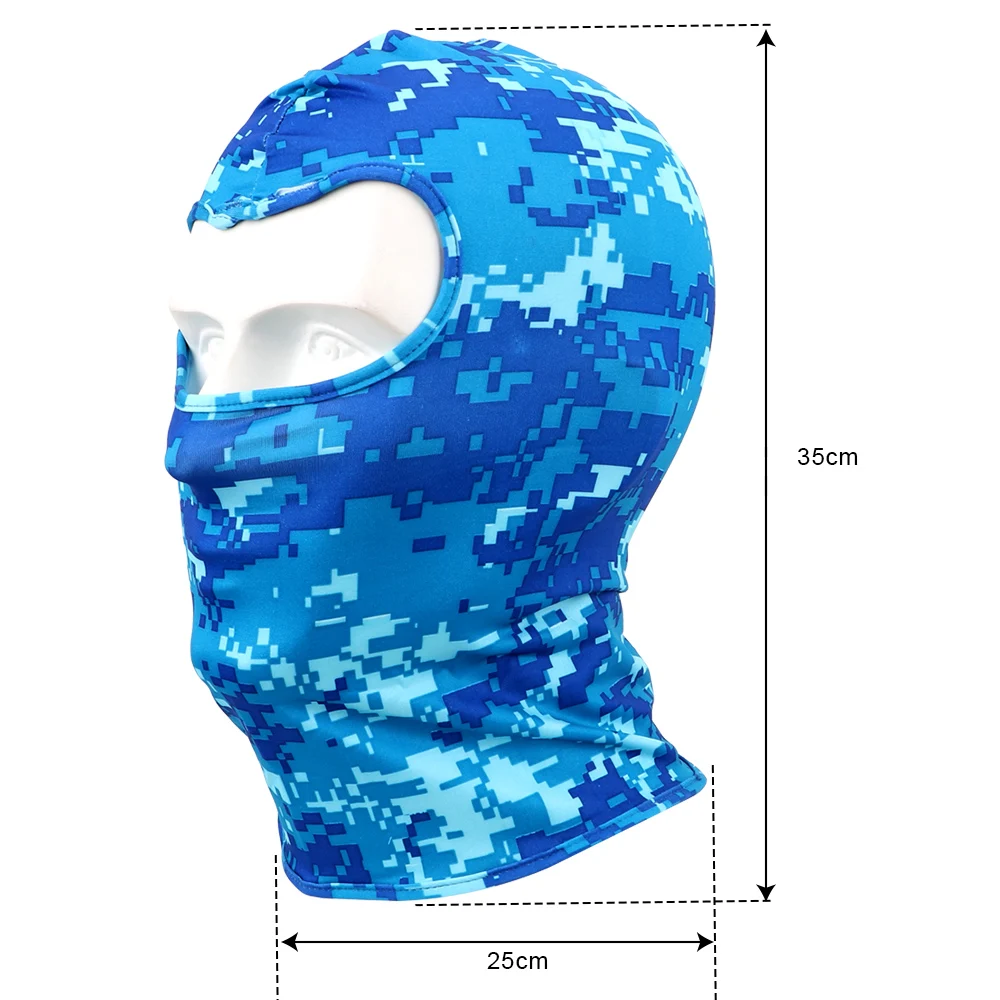 

LEEPEE Camouflage Motorcycle Face Mask Breathable Lycra Quick drying Full Face and Neck Wind Cap For Cycling Ski Sports