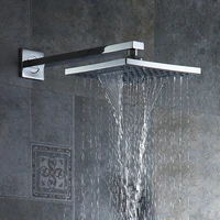 chrome abs shower head over head shower sprayer top shower head wallceiling mounted free shipping wholesale and retail