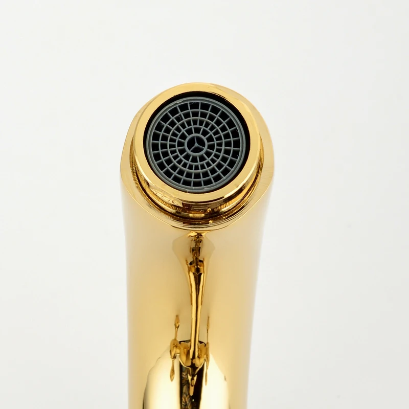 Смесители для раковины с двойной ручкой смесители в ванной комнате золотистый