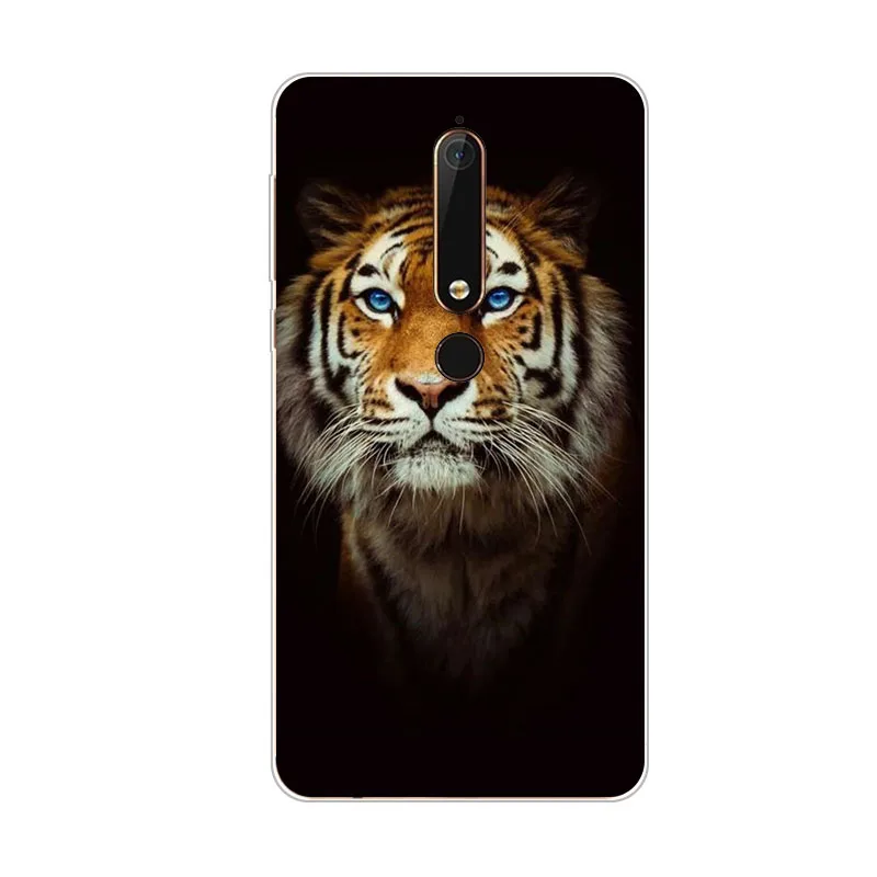 Для Nokia 6 2018 чехол силиконовый bandersnatch Живопись мягкий ТПУ задняя крышка для защиты
