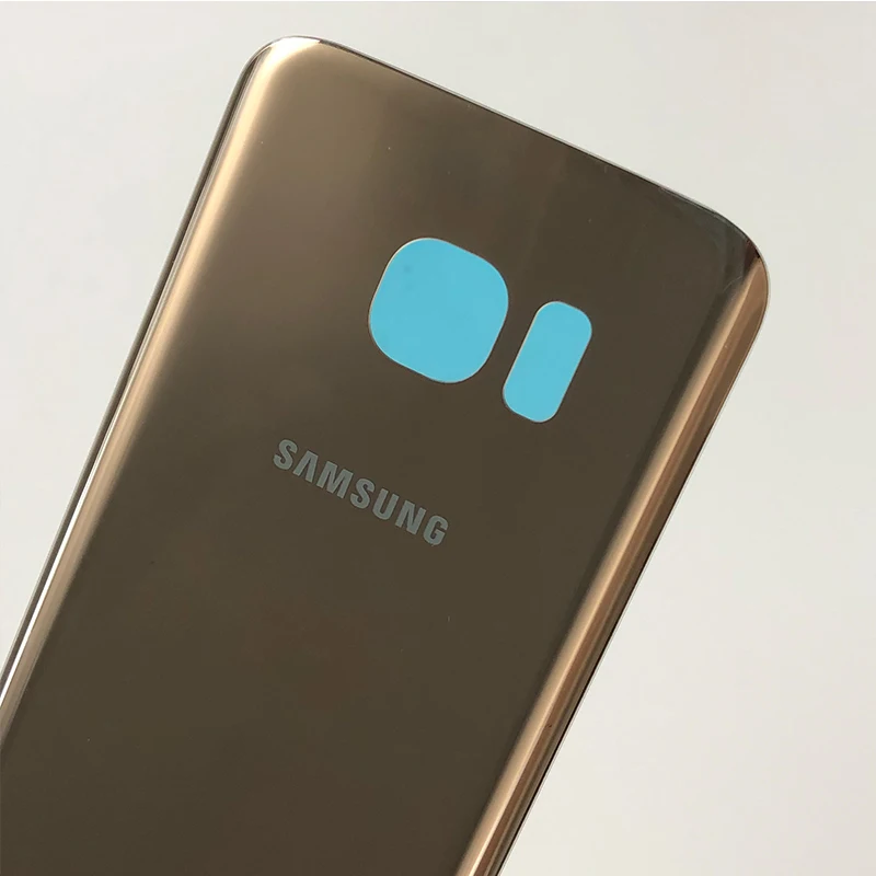 10 шт./лот оригинальный samsung Galaxy S7 edge 3D стекло задняя крышка батарейного отсека для