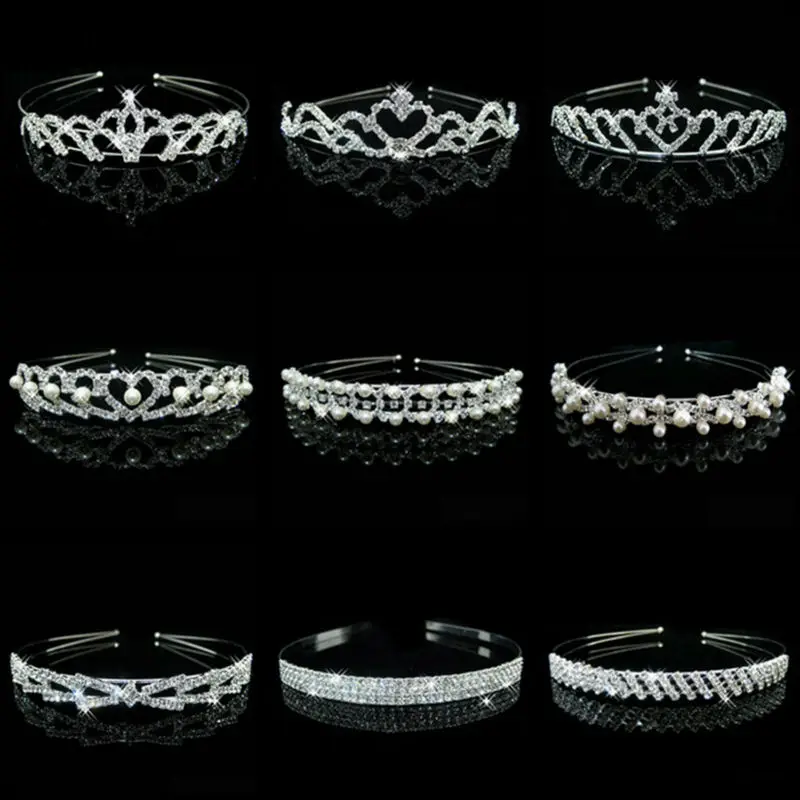 Лидер продаж модная женская повязка на голову с кристаллами стразы для невесты