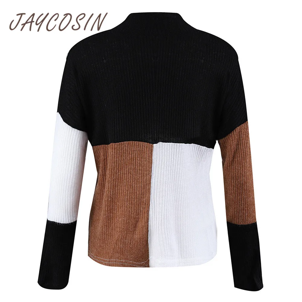 JAYCOSIN Clothes women sweaters and pullovers warm clothes ladies knitted long loose sweater for winter Long Sleeve top | Женская одежда