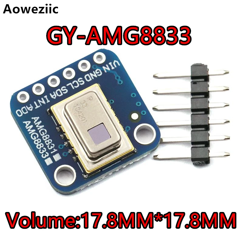 

1Pcs/Lot GY- AMG8833 AMG8833 IR 8*8 Thermal Array Temperature Sensor Module 8x8 Infrared Camera New Original Product