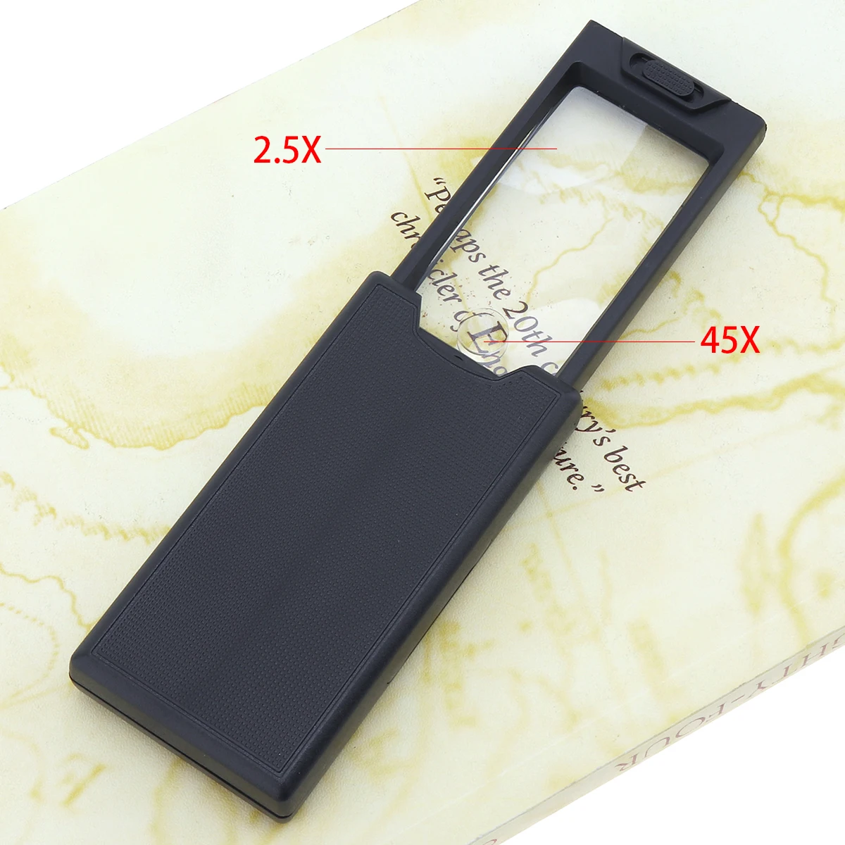 2.5X 45X тянуть Тип Лупа Портативный увеличительное Стекло Мини Выдвижная ювелир